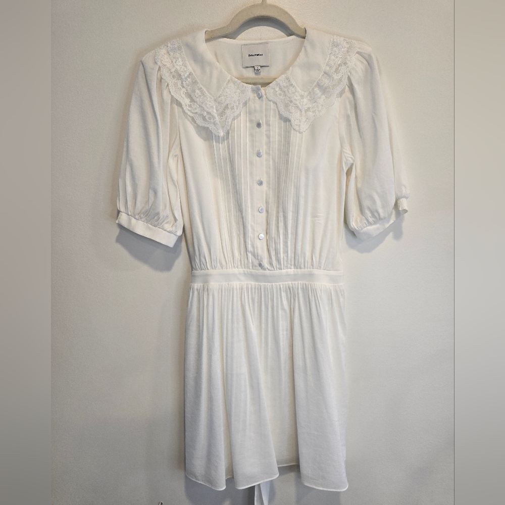 Reformation White Long Sleeve Lace Dress Size 4, Nwot. Suoer Cute! - Picture 8 of 16